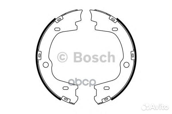 Колодки барабанные к-т 0986487778 Bosch