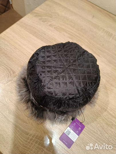 Новая шапка из натурального лисьего меха