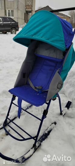 Детские санки коляска бу