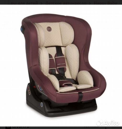 Автокресло happy baby passenger до 18кг