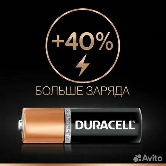 Батарейки duracell LR6 AA алкалиновые (щелочные)