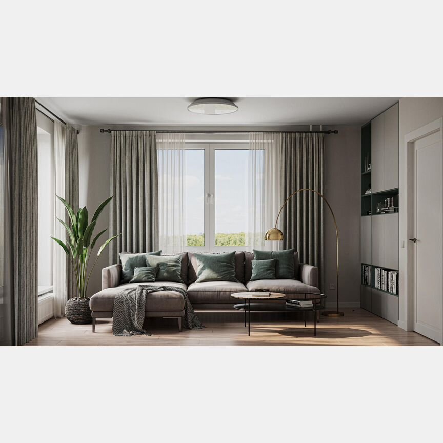 1-к. квартира, 35,3 м², 13/17 эт.