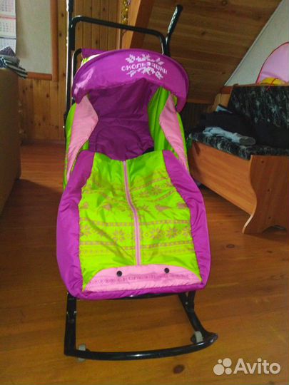 Коляска санки