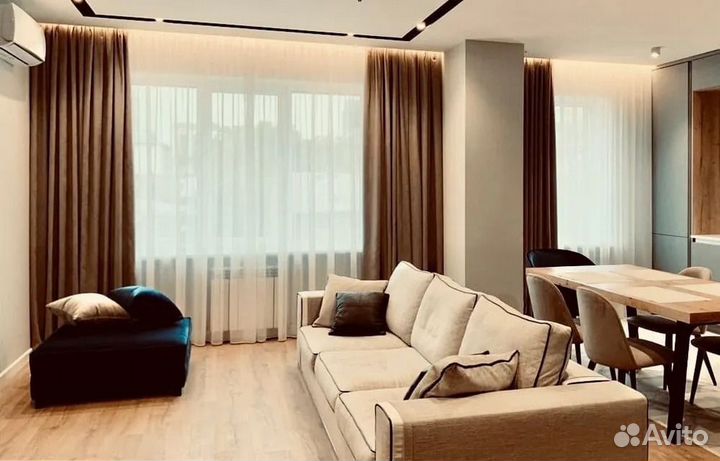 Штора из вуали молочного цвета 600х290