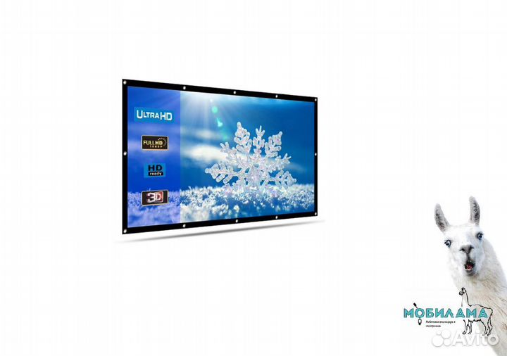 Экран для проектора 100