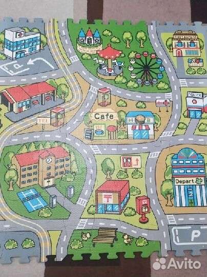 Мягкий коврик пазл