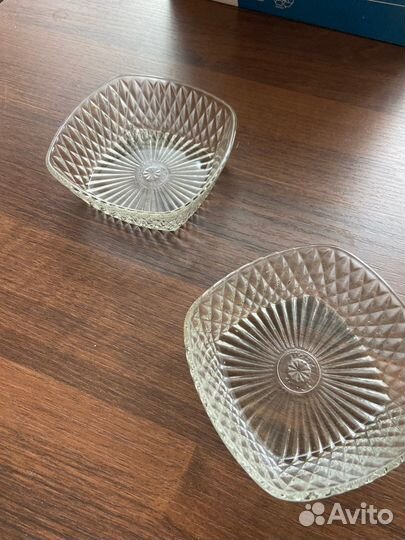 Салатник стекло СССР,70х годов 20 века - комплект