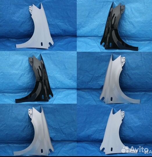 Крылья передние Volkswagen Polo 2010-2020 в цвет