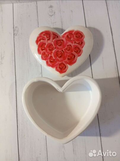 Шкатулка для украшений керамическая 