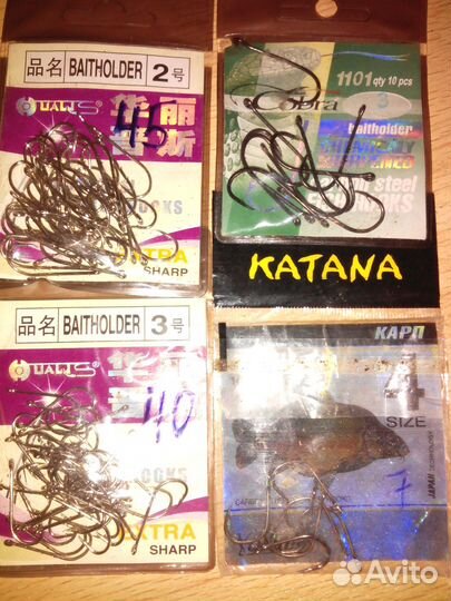 Крючки, лески