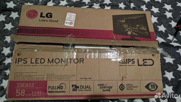 LG монитор IPS led 23EA53 23 дюйма