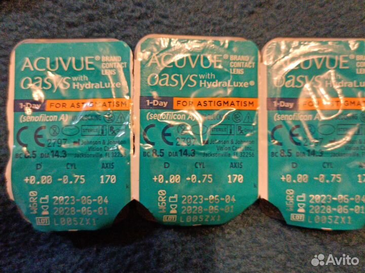 Линзы acuvue oasys for astigmatism