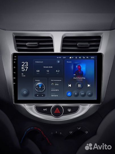 Магнитола солярис хендай Teyes X1 2/32