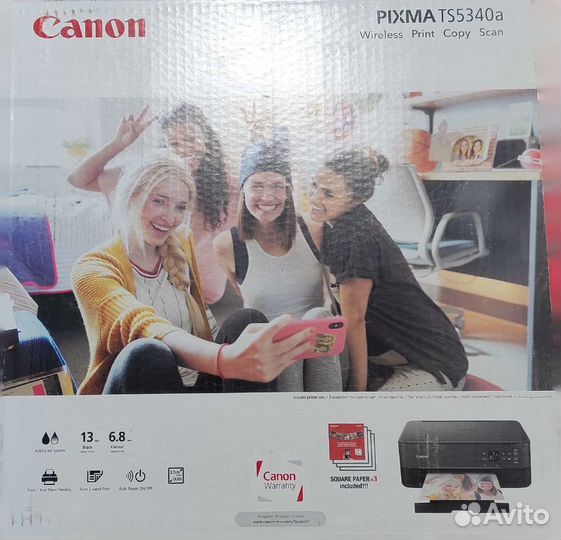 Мфу струйное Canon pixma TS5340, цветн., A4