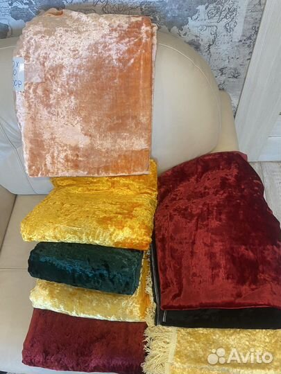 Плюшевая ткань винтаж СССР х/б