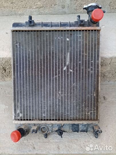 Радиатор охлаждения на hyundai accent