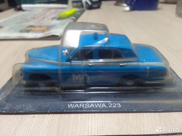 Модель (1:43) Варшава 223 Полицейские машины мира