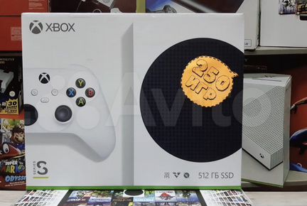 Xbox series S 450 игр установлено новые
