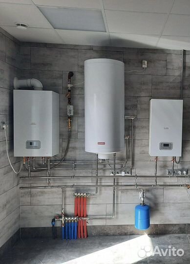 Монтаж систем отопления и водоснабжения