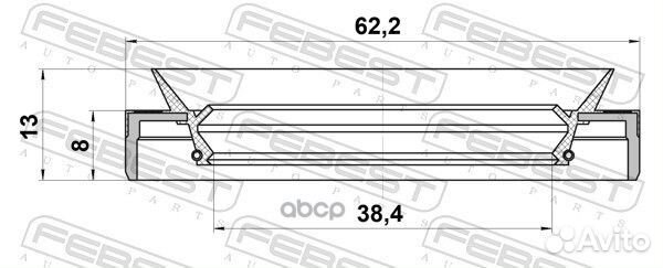 Сальник привода ford focus CB4 2008-2011