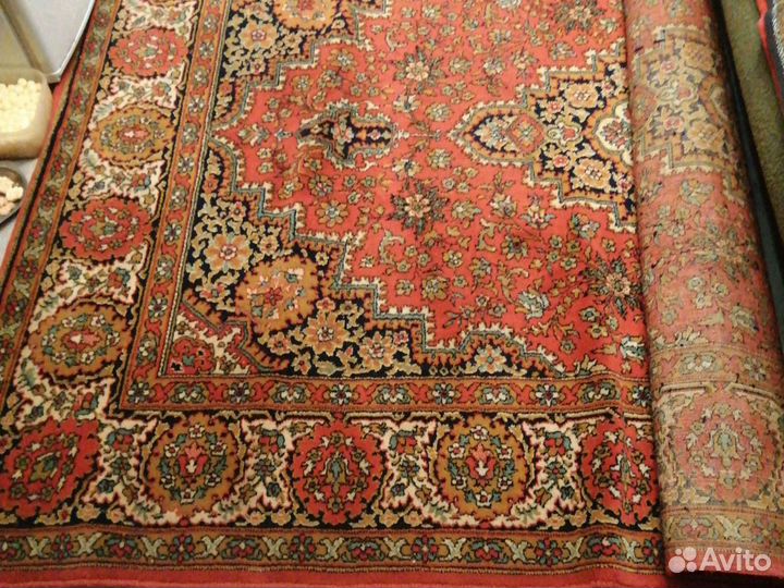 Ковер шерстяной СССР 200, 300см чистый весел на ст