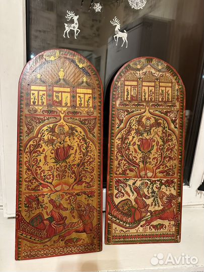 Доски расписные