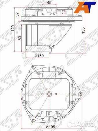 Мотор отопителя салона infiniti FX37