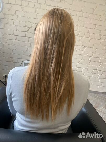 Кератиновое выпрямление волос