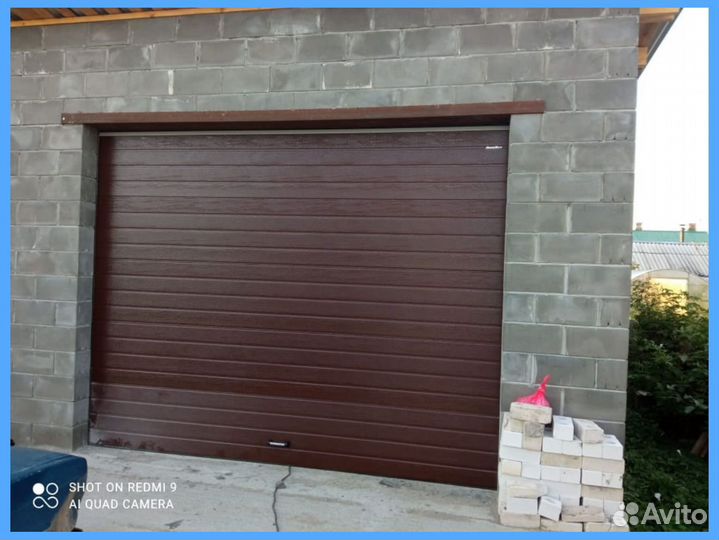 Автоматические секционные гаражные ворота