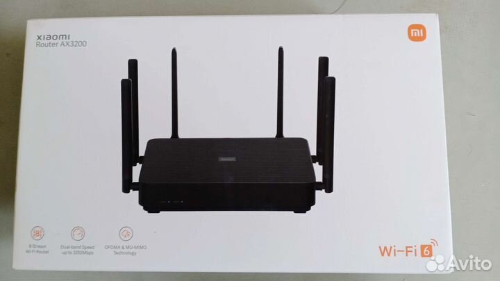 Wi-Fi роутер Xiaomi Mi Router AX3200, черный
