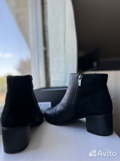 Ботинки кожаные