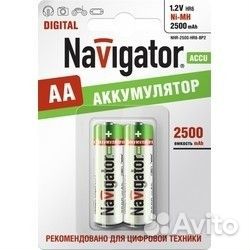 Аккумулятор Navigator NHR-2500-HR6-BP2 (94464)