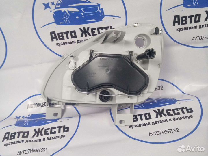 Фара Газель 3302,2217,33104 н/о, пластик, Хром