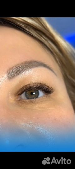 Наращивание ресниц в салоне