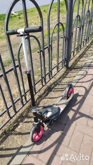 Самокат Oxelo с подставкой для детей до 100 кг