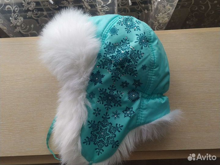 Шапка для девочки зимняя