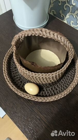 Пасхальная корзина ручной работы