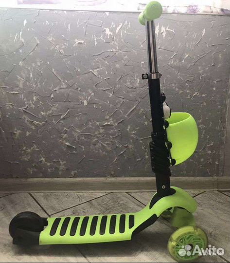 Самокат детский трехколесный бу