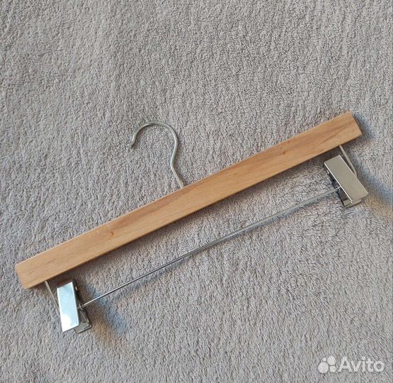 Вешалки плечики деревянные, комплект 15 шт