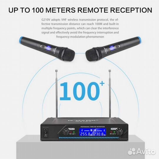 Радиомикрофоны G-Mark G210V новые в коробке
