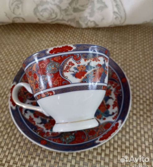 Чайная, кофейная пара, фарфор