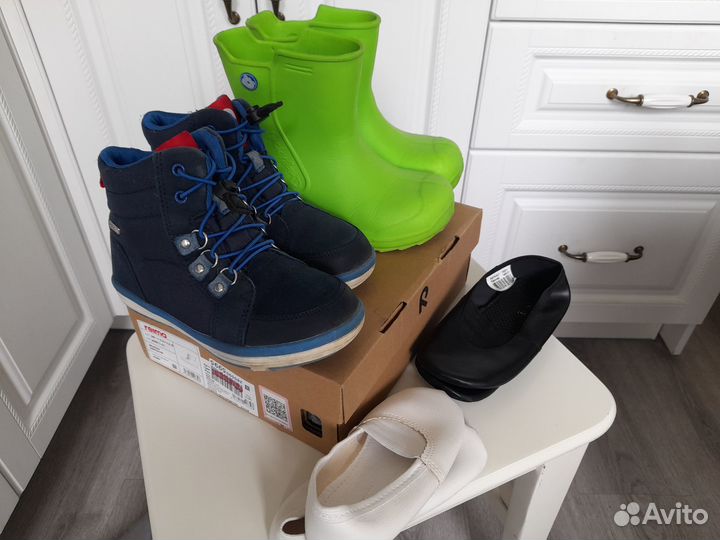 Ботинки Reima pater, сапоги резиновые, чешки