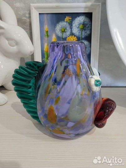 Ваза декоративная рыба с губами