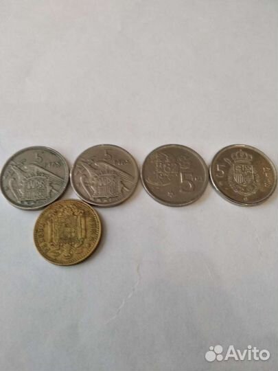 Монеты испания