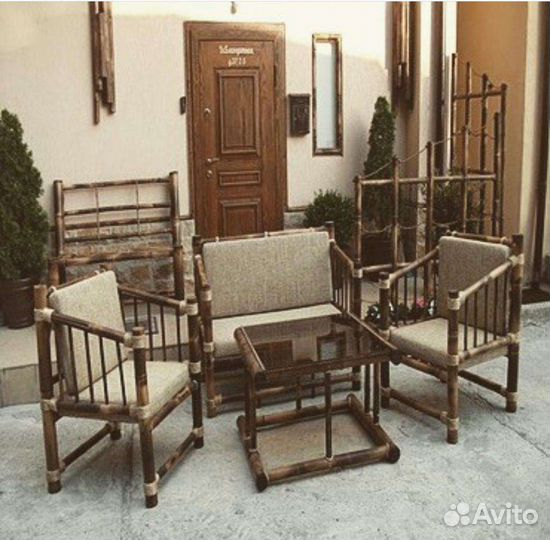 Термообработанный бамбук. Бамбук для декора