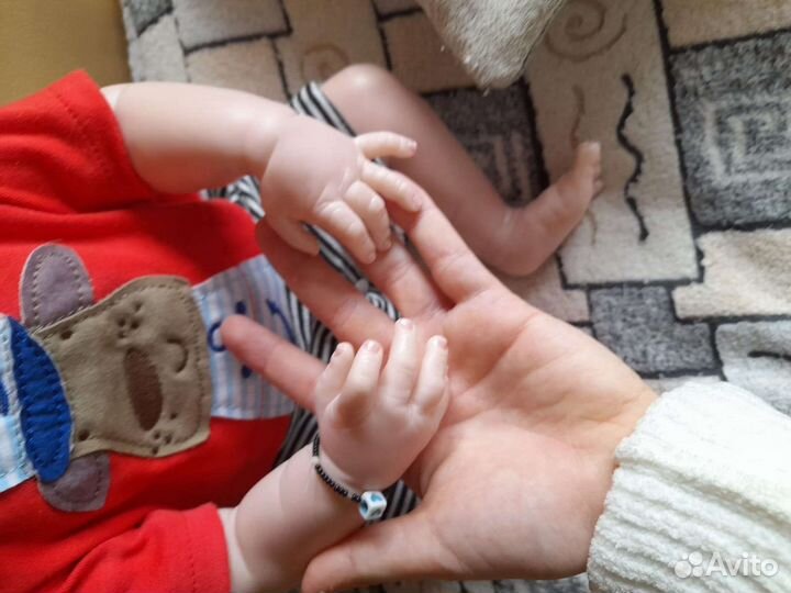 Кукла Реборн силиконовая мальчик