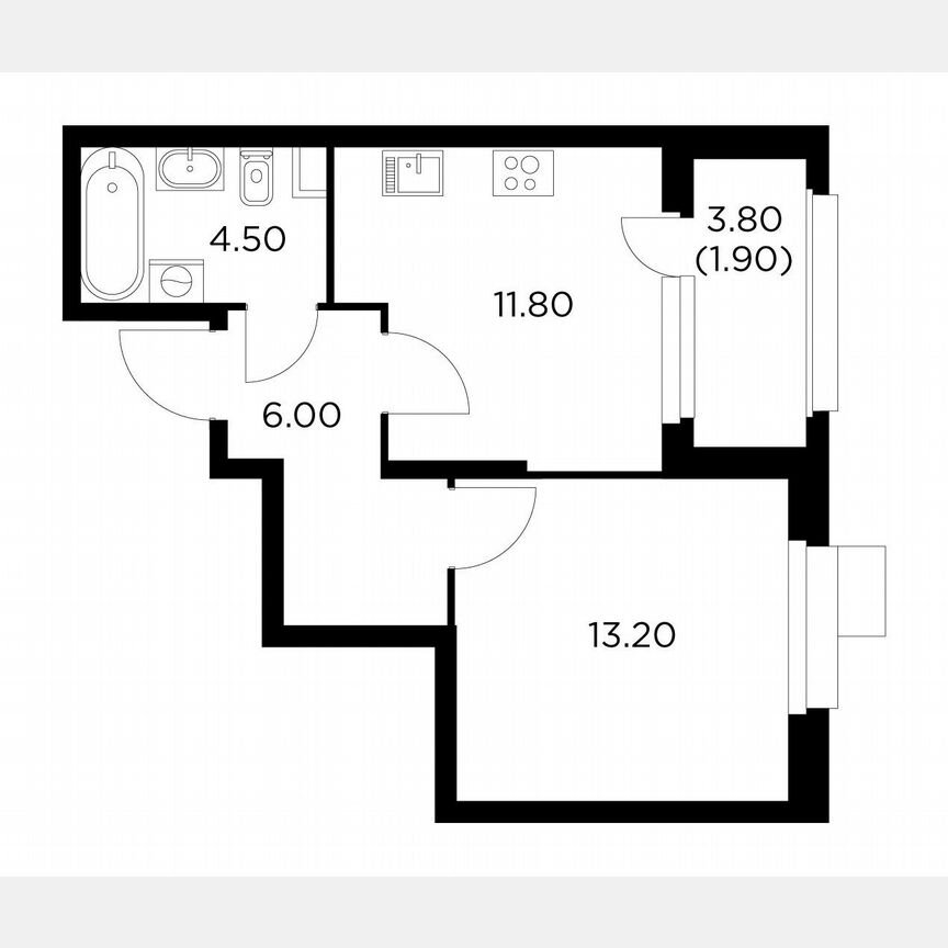 1-к. квартира, 37,4 м², 18/18 эт.