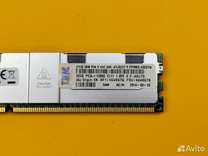 Серверная память Samsung DDR3 L ECC REG 32GB 1600
