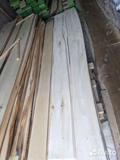 Доска необрезная липа