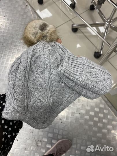 Шапка и варежки h&m новые